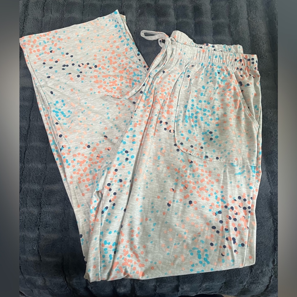 Sonoma Women's Pajama Pants with Colorful Dot Pattern